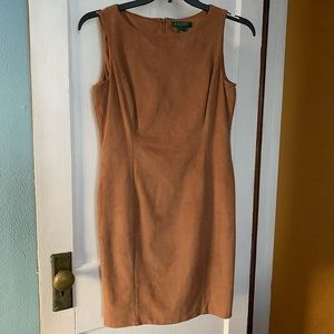 Ralph Lauren suede dress